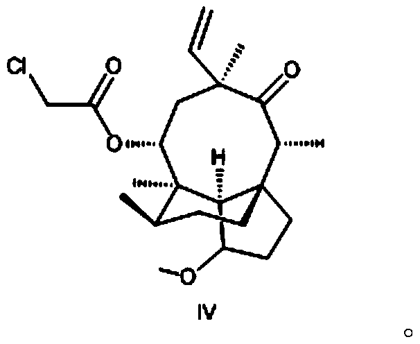 A kind of method for preparing topical antibiotic drug retapamulin