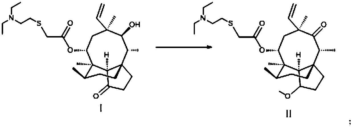 A kind of method for preparing topical antibiotic drug retapamulin