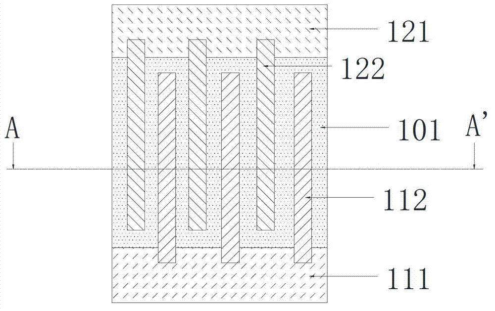 Test structure for dielectric breakdown reliability analysis in integrated circuit and test method thereof