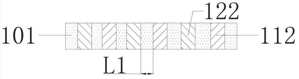 Test structure for dielectric breakdown reliability analysis in integrated circuit and test method thereof