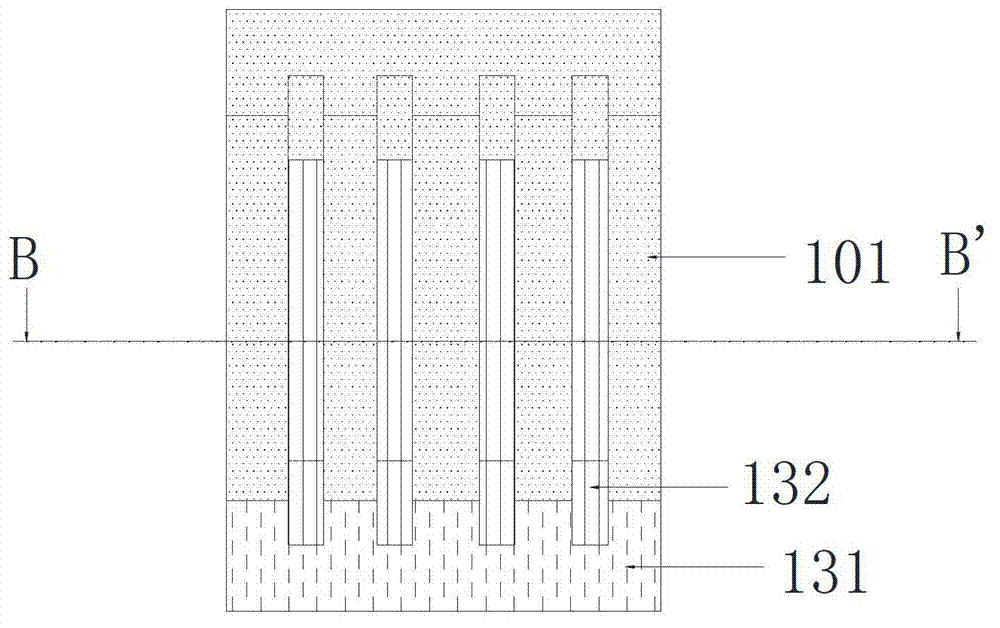 Test structure for dielectric breakdown reliability analysis in integrated circuit and test method thereof