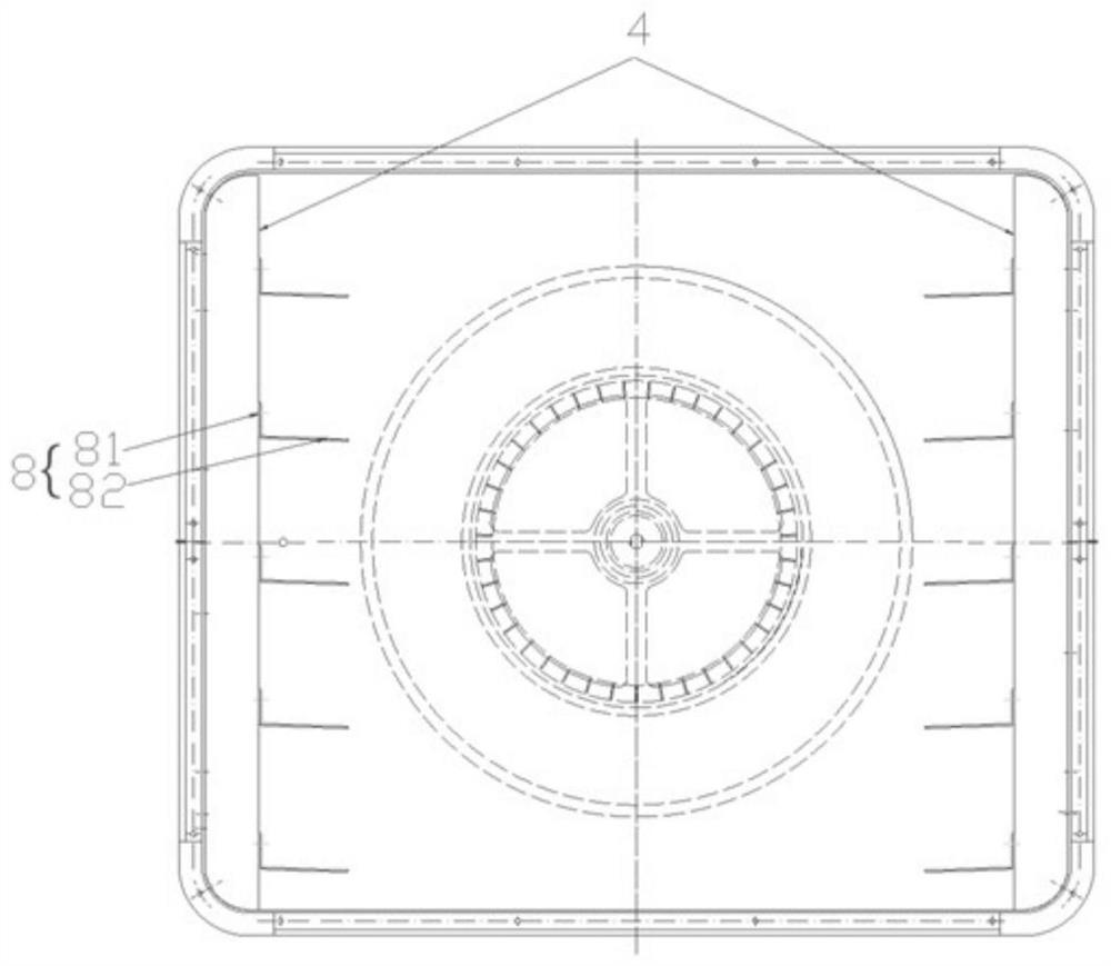 Thermal cycle air duct structure system and hot air oven