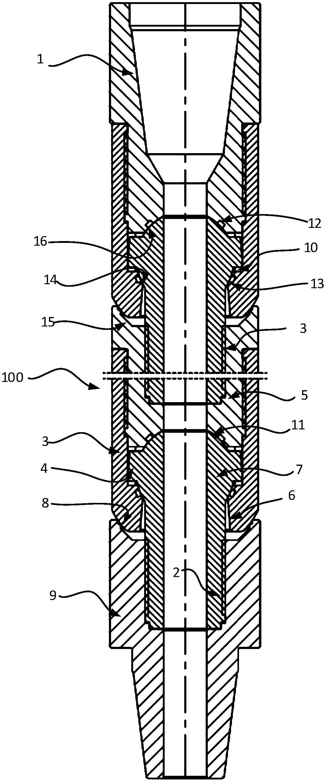 Shell guiding type deflecting drilling tool