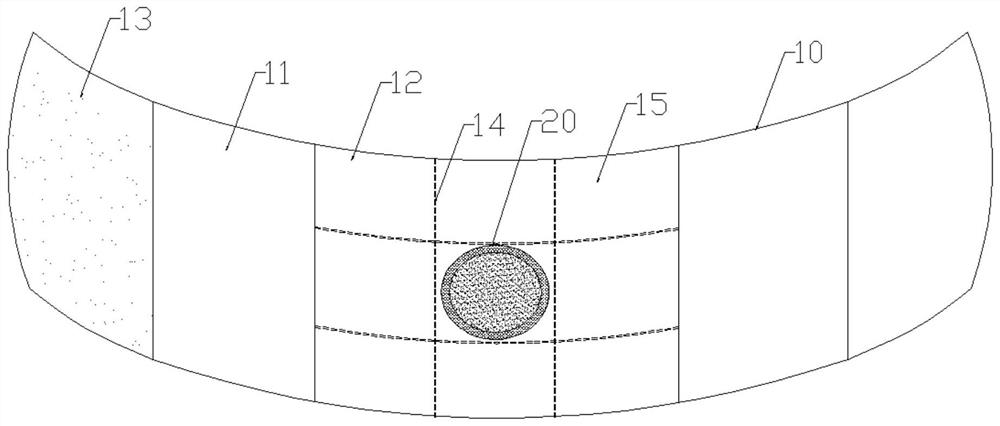 Adjustable rapid hemostasis and pressurization device for abdominal wound in field operation environment and storage device of adjustable rapid hemostasis and pressurization device