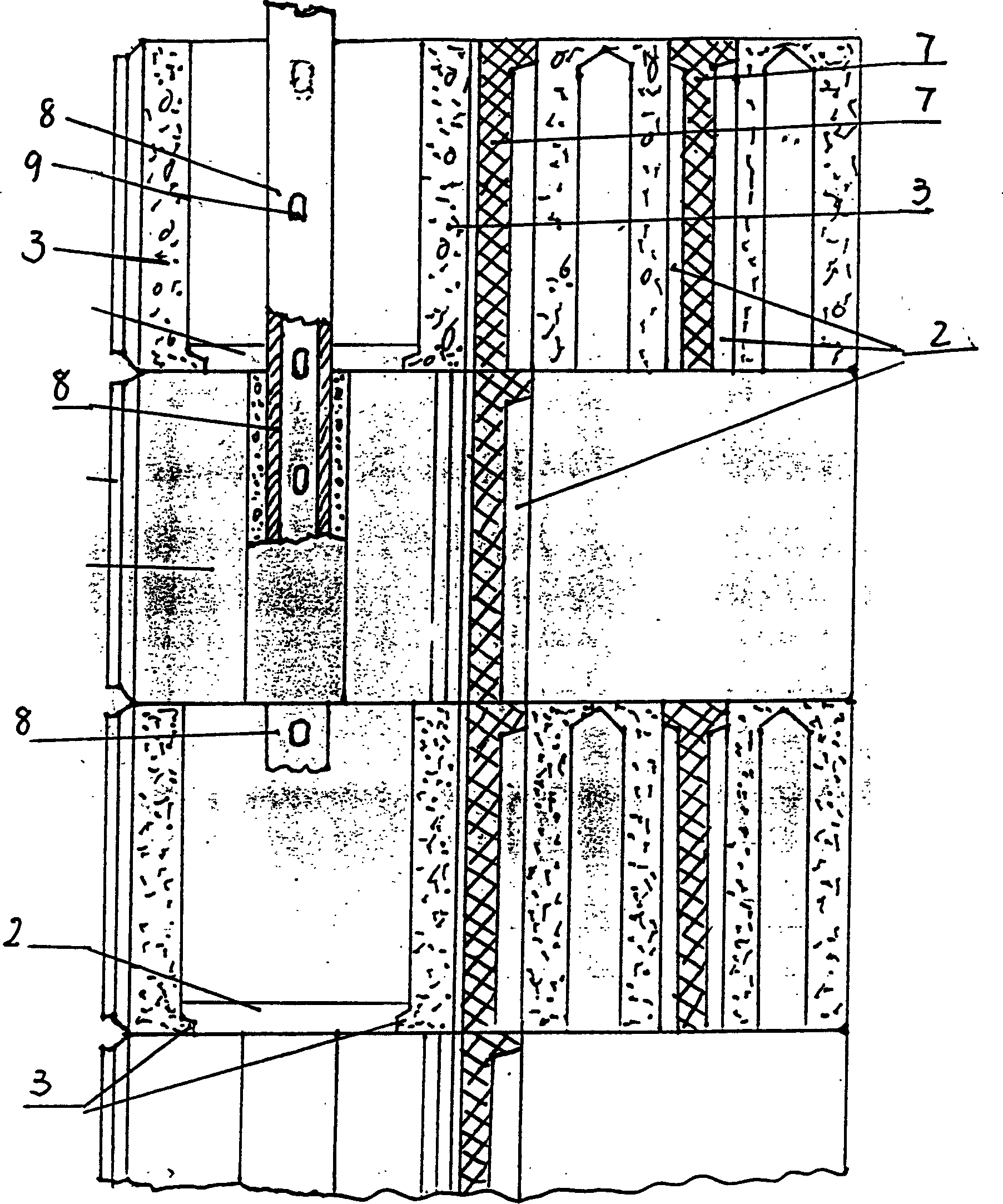 Multifunctional fast construction energy conservation bricks (building blocks) and dies therefor