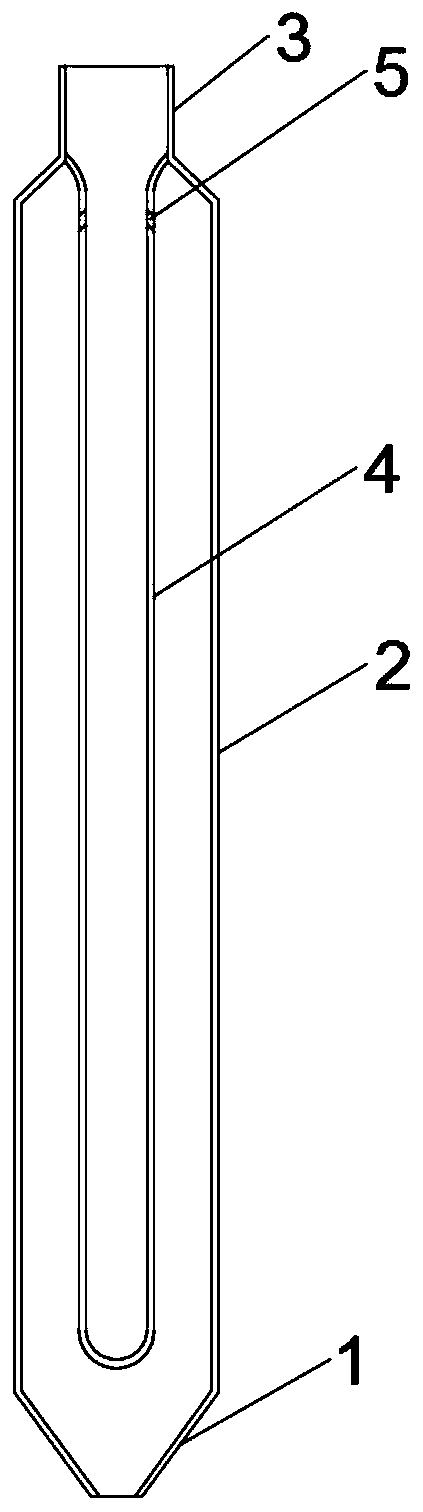 Method for detecting residual amount of hydrogen peroxide in water