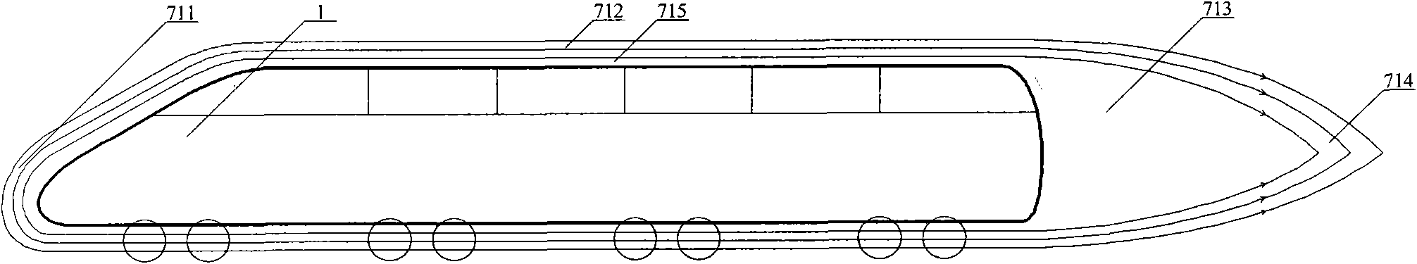 High-speed and energy-saving train