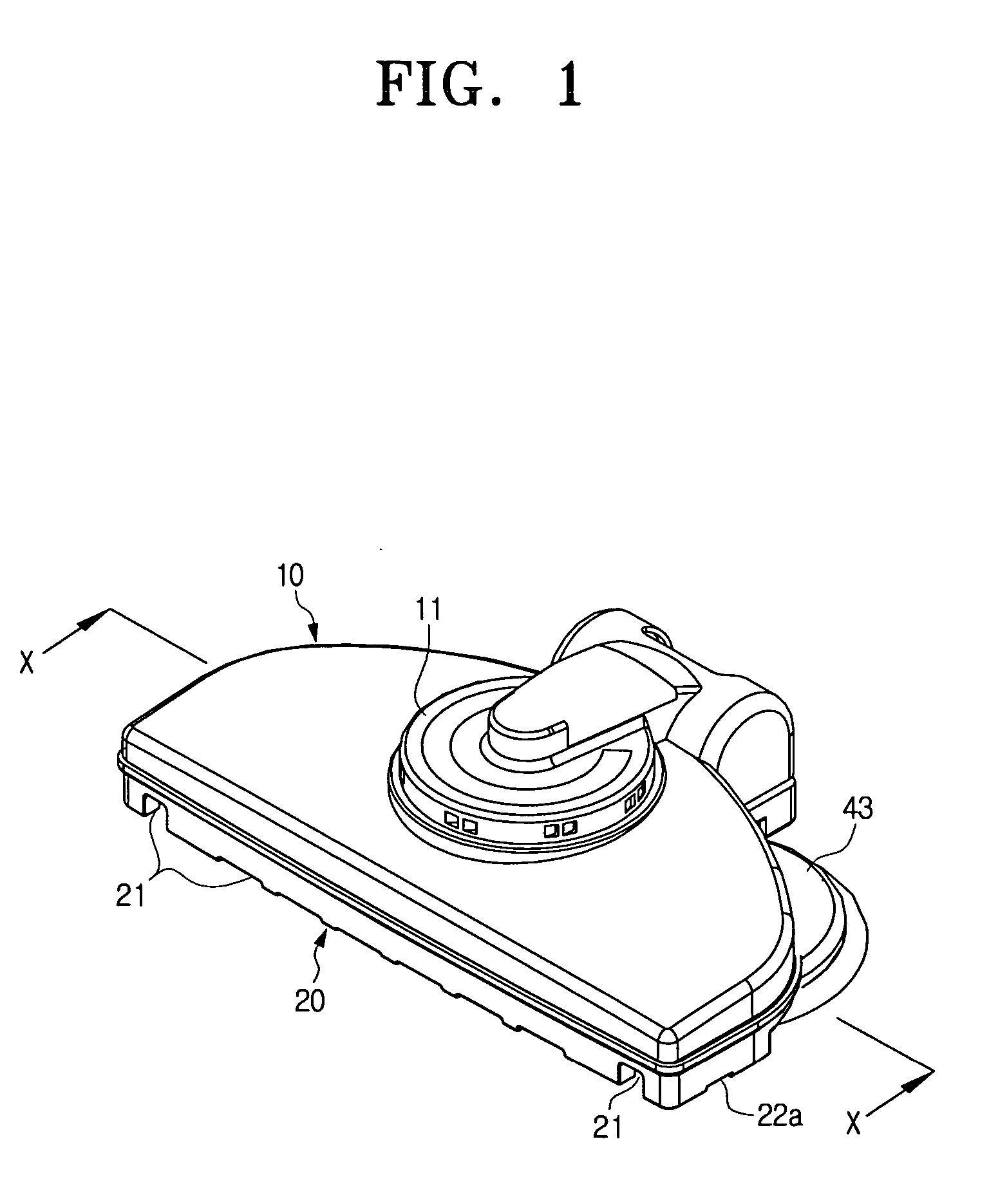 Floorcloth attached suction brush for vacuum cleaner