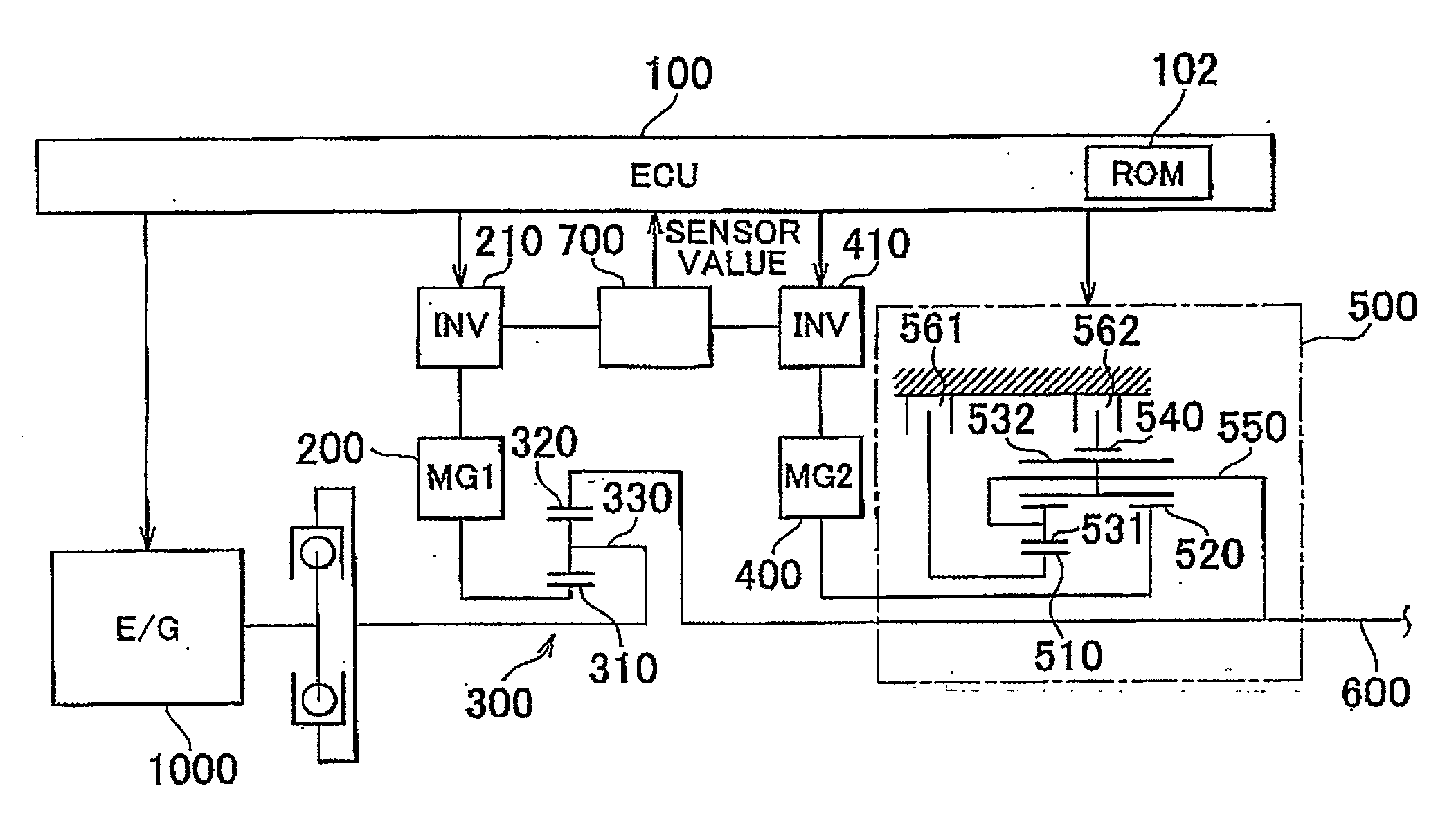 Control unit for variable valve timing mechanism