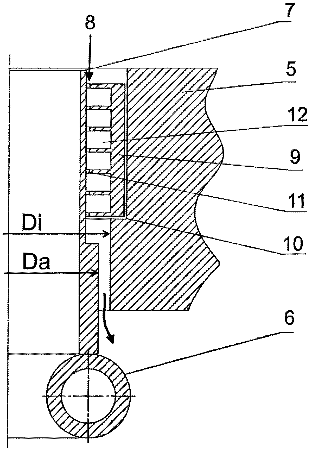 Calorific equipment equipped with coaxial heat exchanger