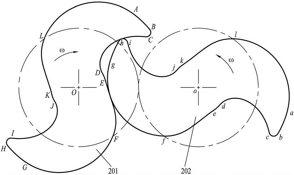 Self-balancing variable-pitch cone-shaped screw rotor