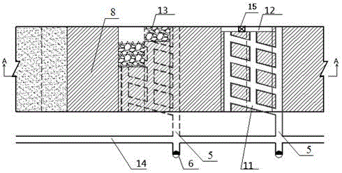 Novel method for collaboratively exploiting underground double stopes of underground mine