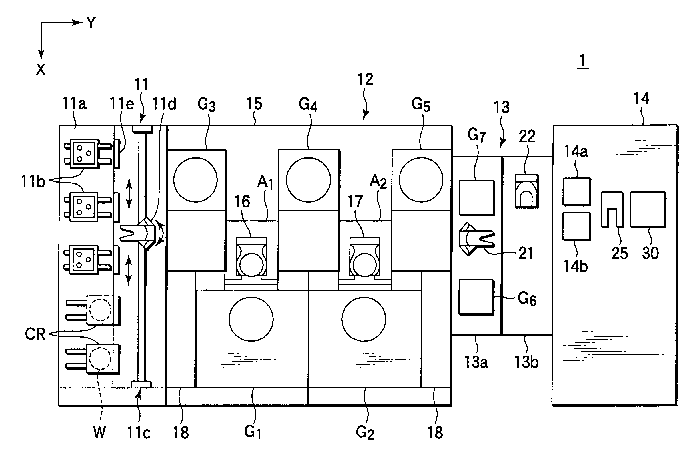 Pattern forming method and apparatus used for the same