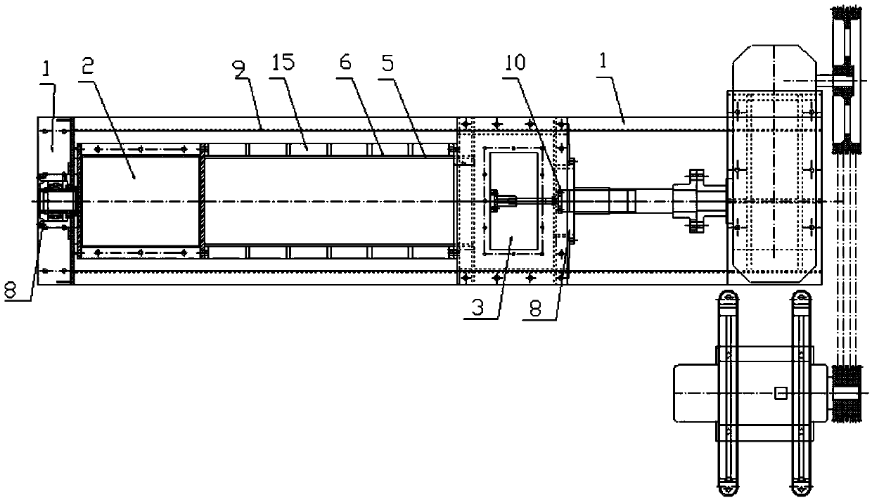 Screw extruder for plant straw dehydration