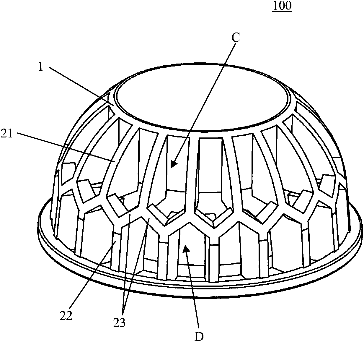 Heat dissipation device and lighting device with the heat dissipation device