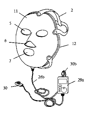 Massaging mask