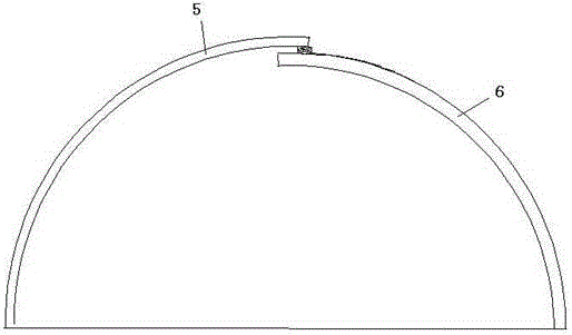 Sliding closure greenhouse and front sliding closure with double-track type anti-wind device