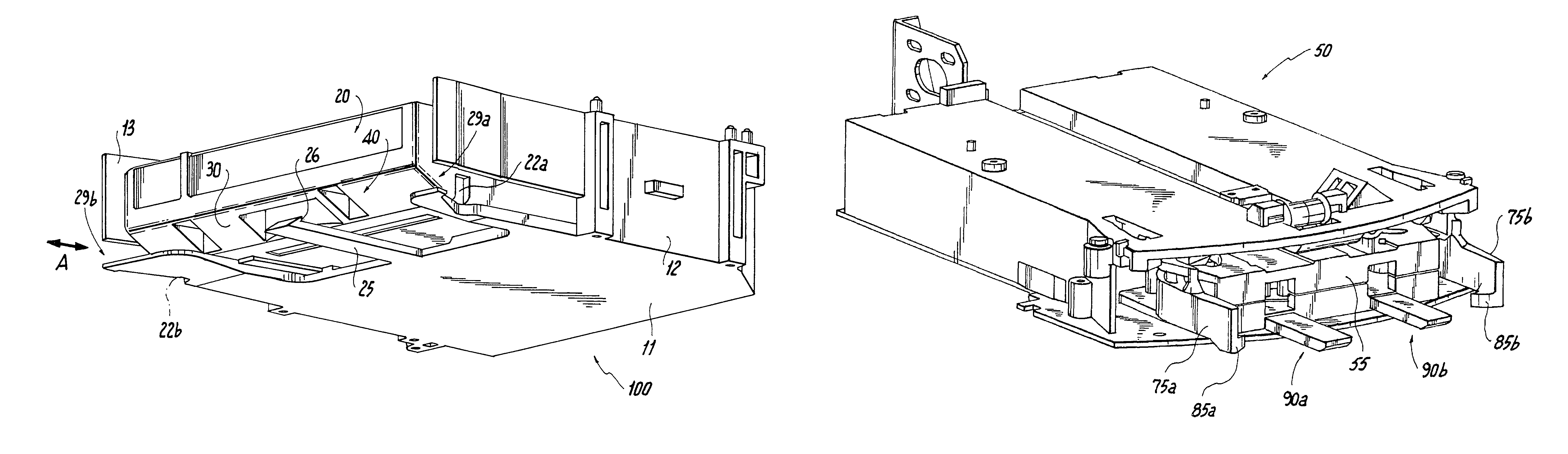 Gripper mechanism for tape cartridges