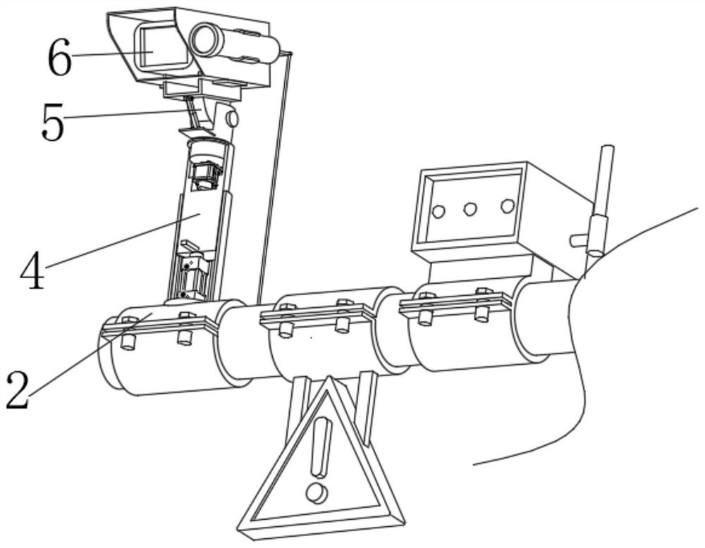 Intelligent traffic dangerous road section vehicle snapshot equipment