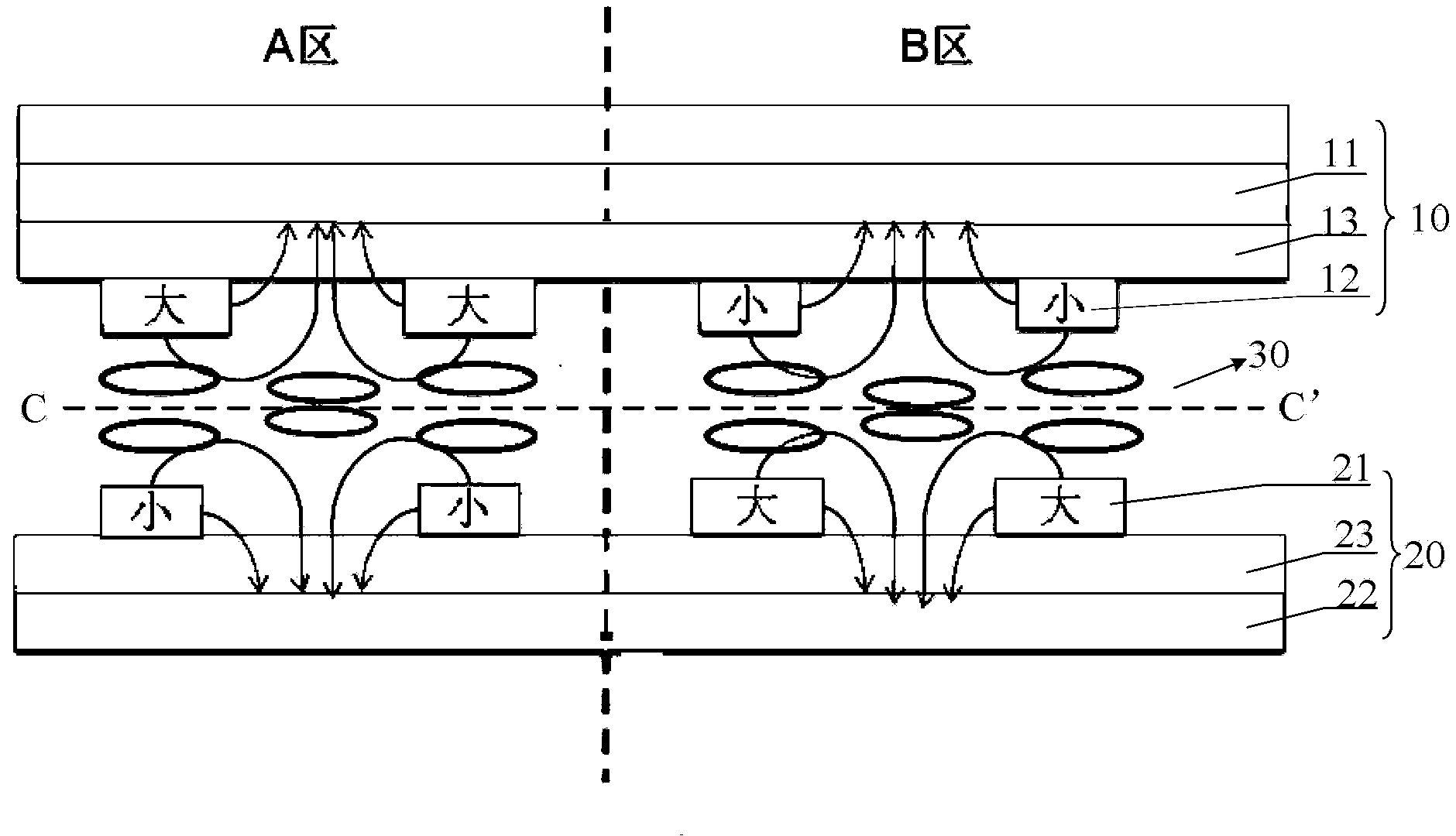 LCD panel, display device and manufacturing and driving methods of LCD panel and display device