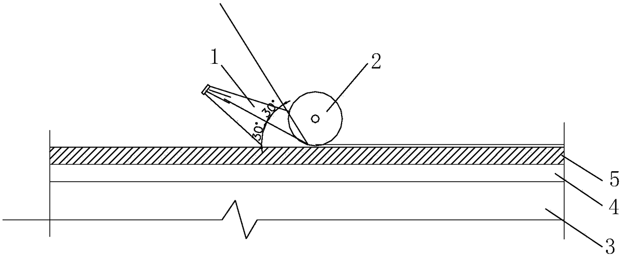 Waterproof coil construction method