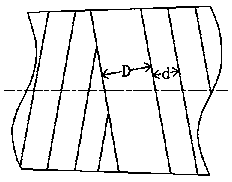 Glass fiber wound reinforced polyurethane resin conical electric pole and production method thereof