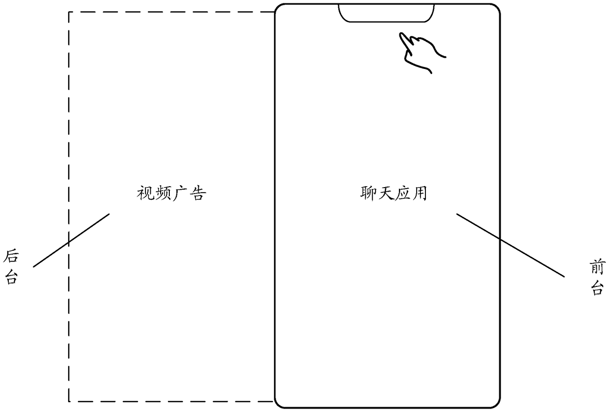 Method for controlling running state of application and mobile terminal