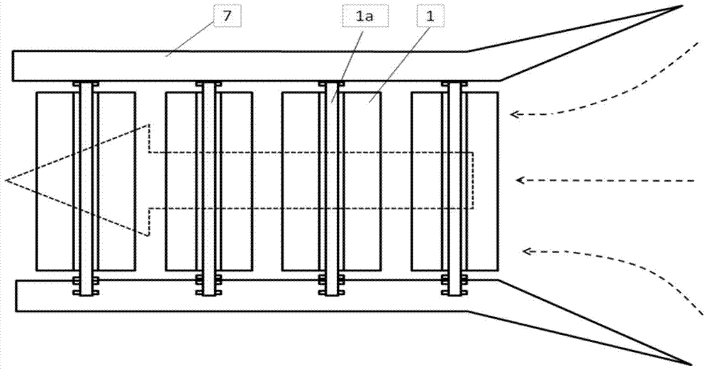 Flow rate energy or wave energy generator set and electricity generating ship