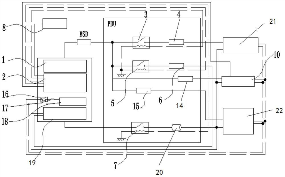 Battery heating device and heating method