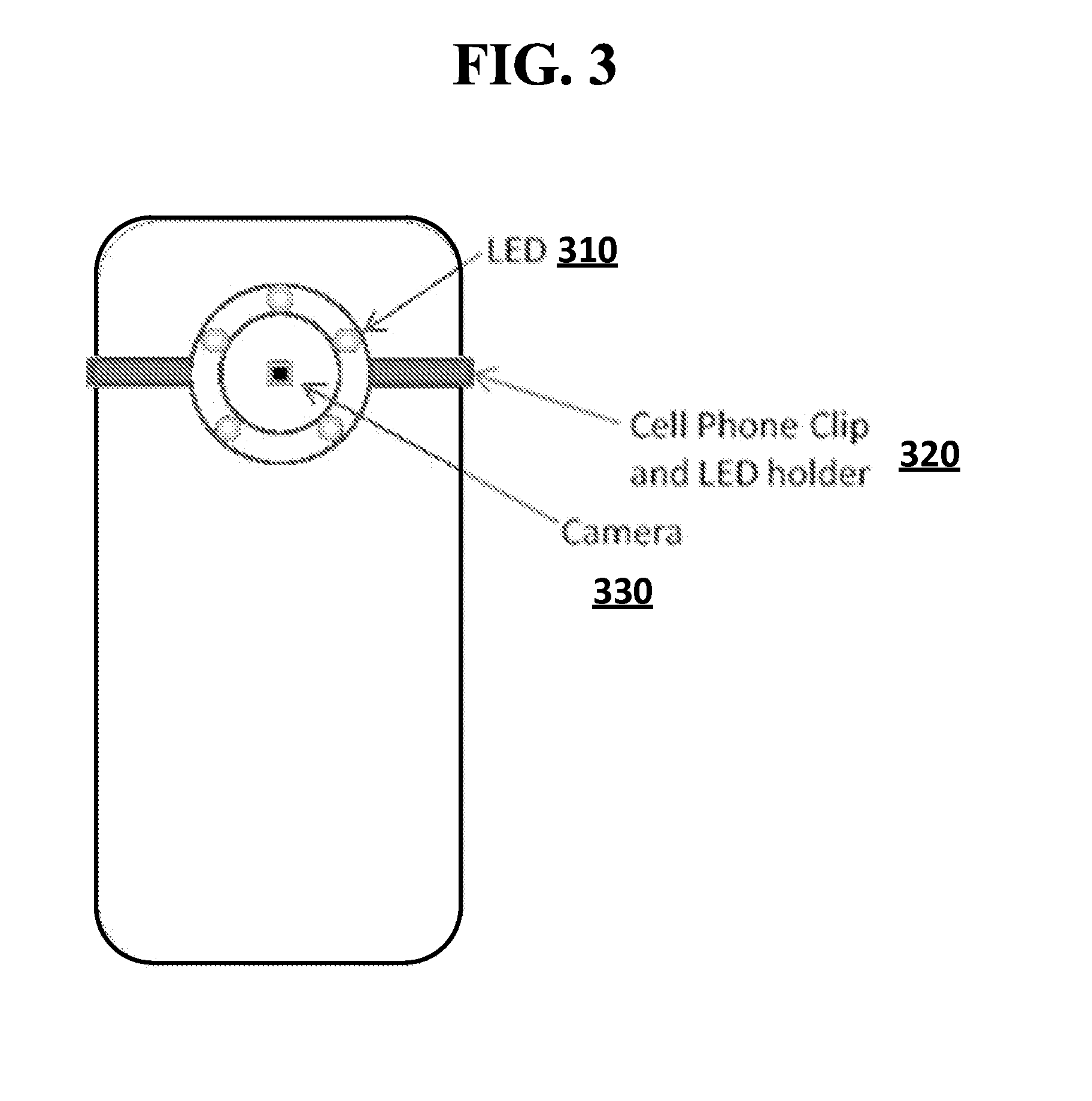 Portable device and method for spectroscopic analysis