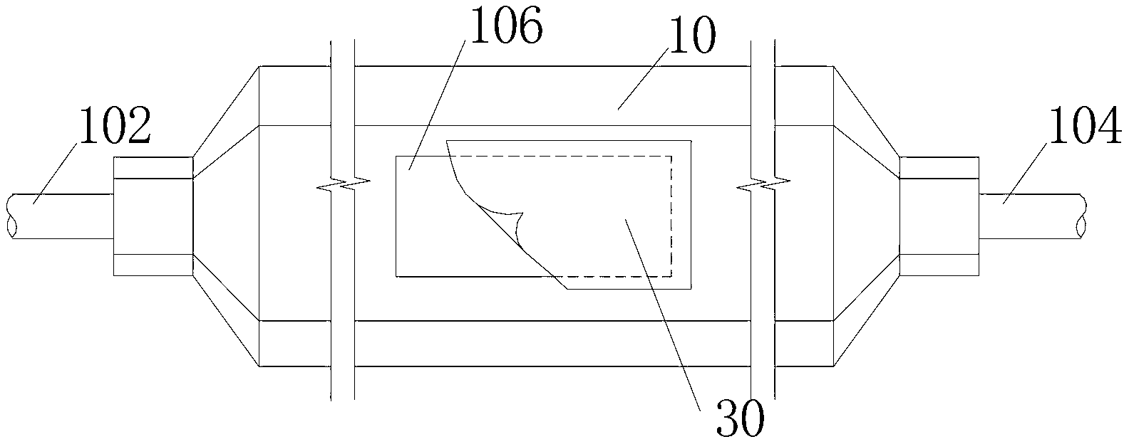 Air bag type protection box for cable joint