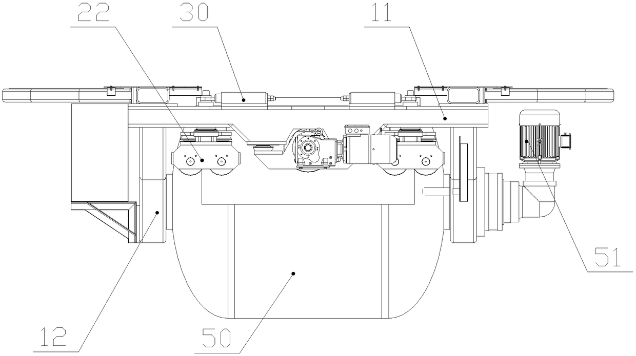 Upwardly-walking concrete conveying device