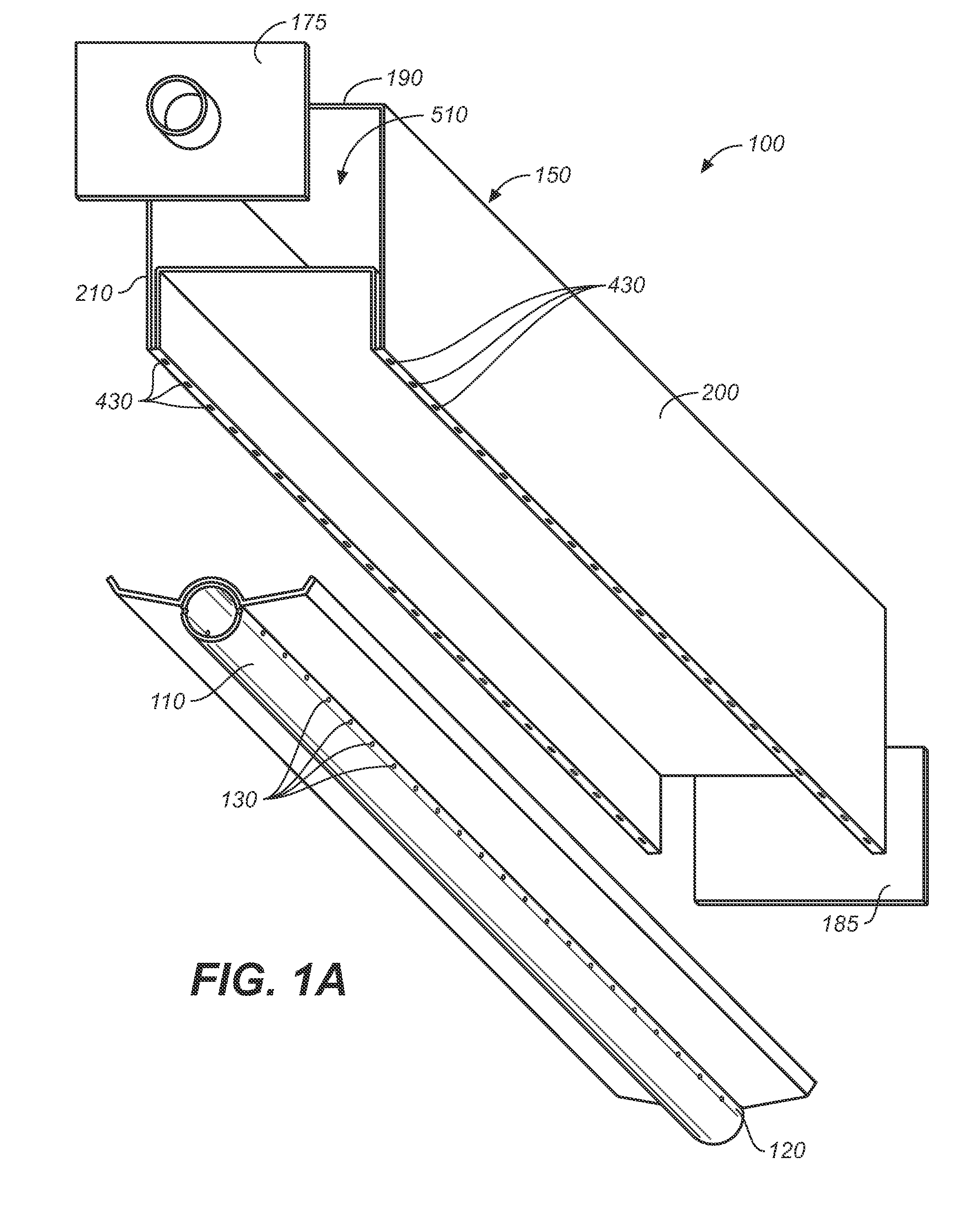 Broiler, conveyor oven, and toaster system with pressurized air guide for heat and flames