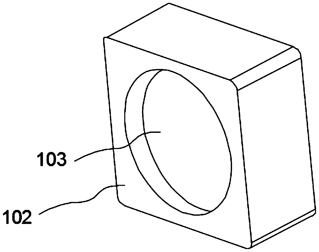 Multi-gradient machining equipment for local flatness treatment of building material