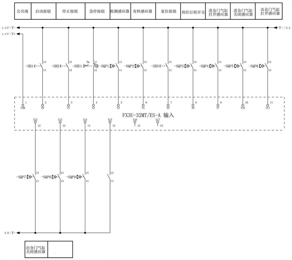 Conveying system with automatic control dryer and control method of dryer