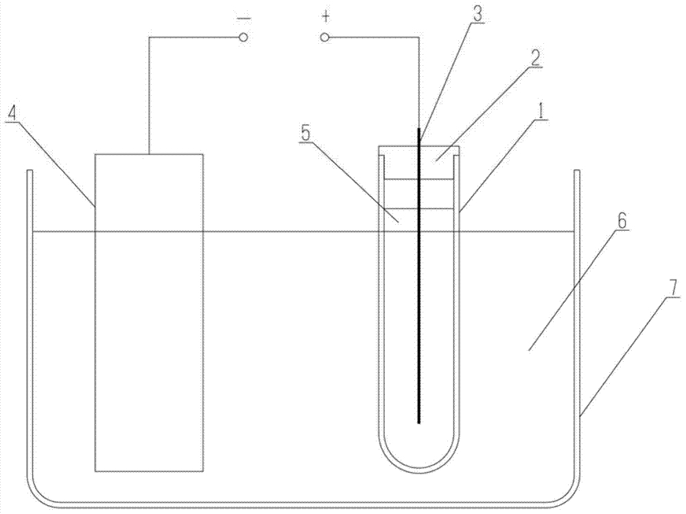 Deoxidized anode, fluoride fused salt electrolysis deoxidizing device and electrolytic method