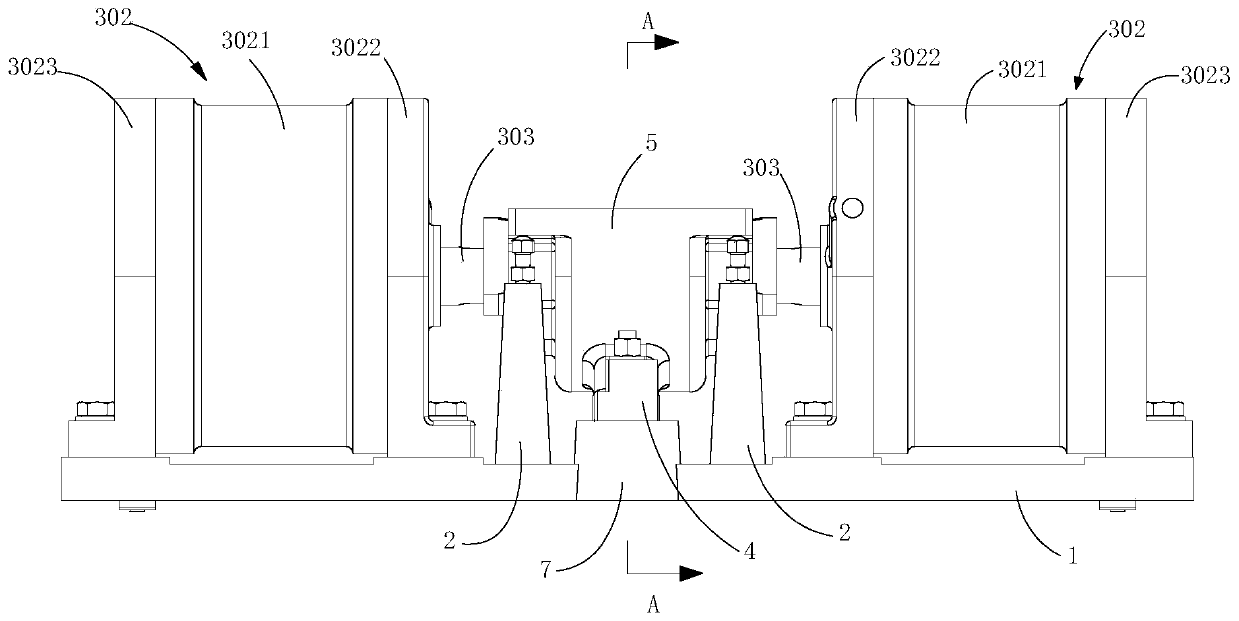 Plow blade geared head milling machine fixture