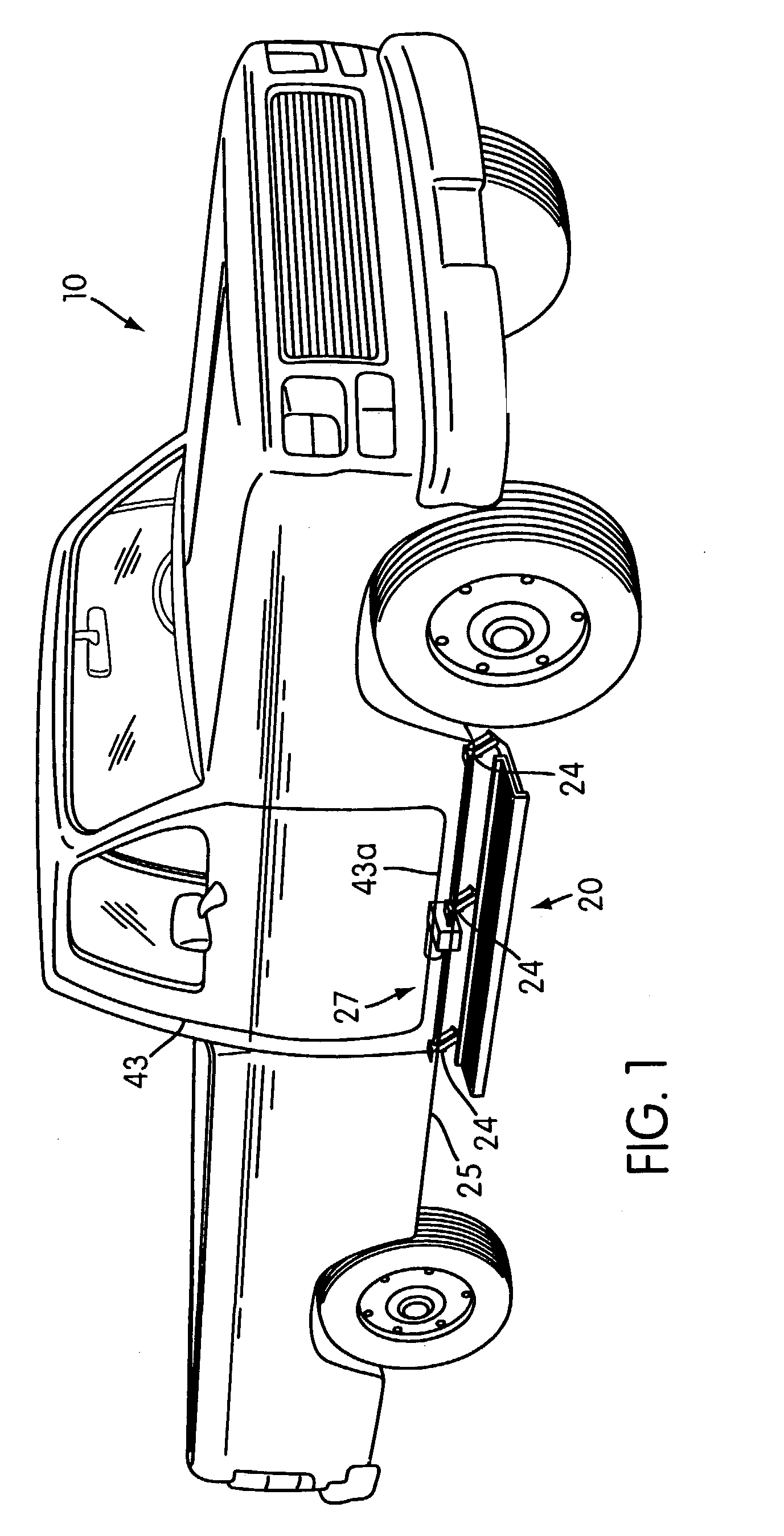 Retractable running board