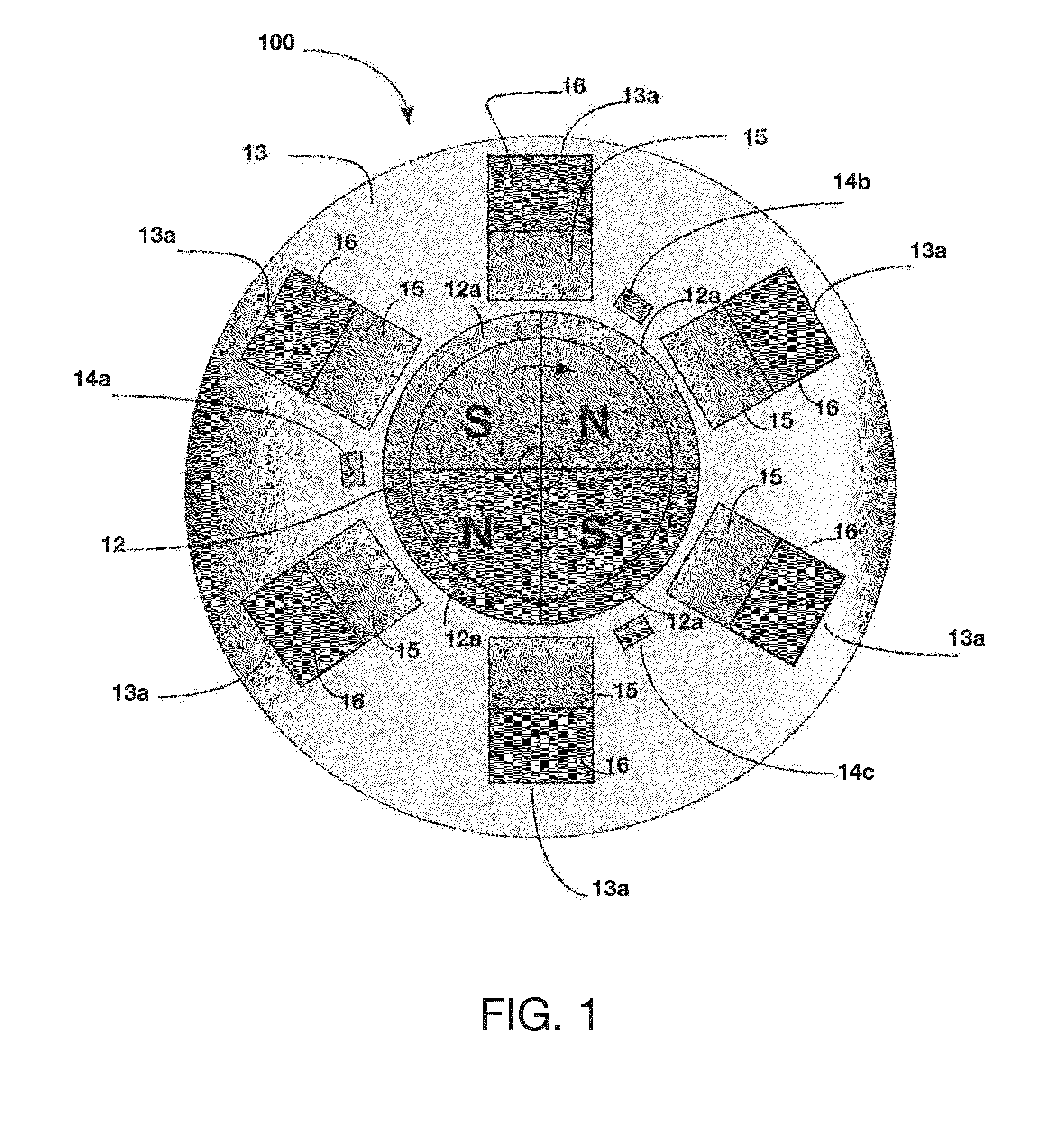 Electrical energy generating brushless DC motor