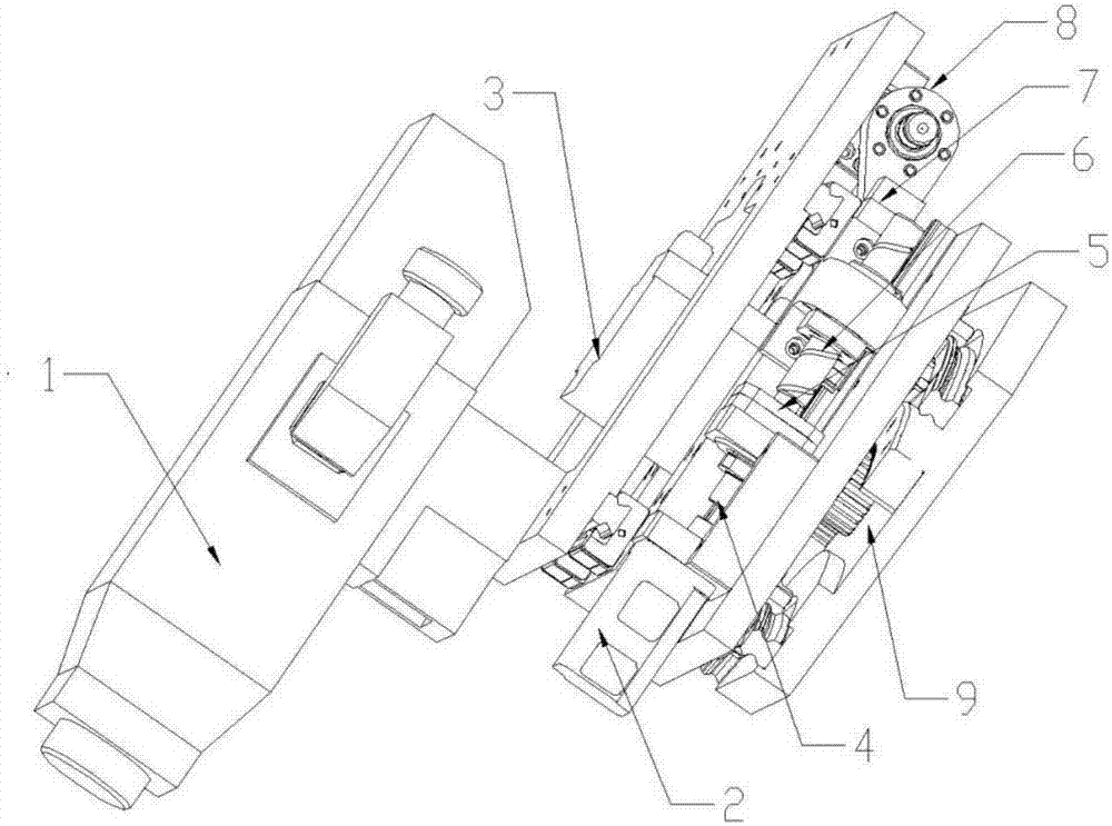 Three-dimensional compensation device for laser welding of complicated joint seam space