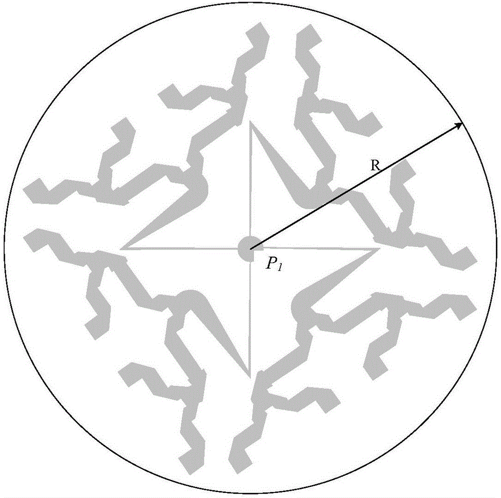 Ultra-wide-band horizontally-polarized omnidirectional connection type Vivaldi circular array antenna