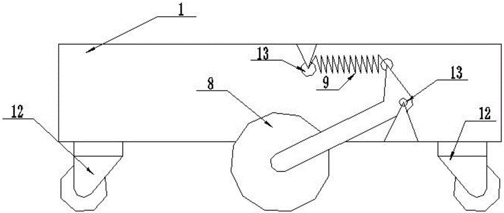 AGV with obstacle crossing function