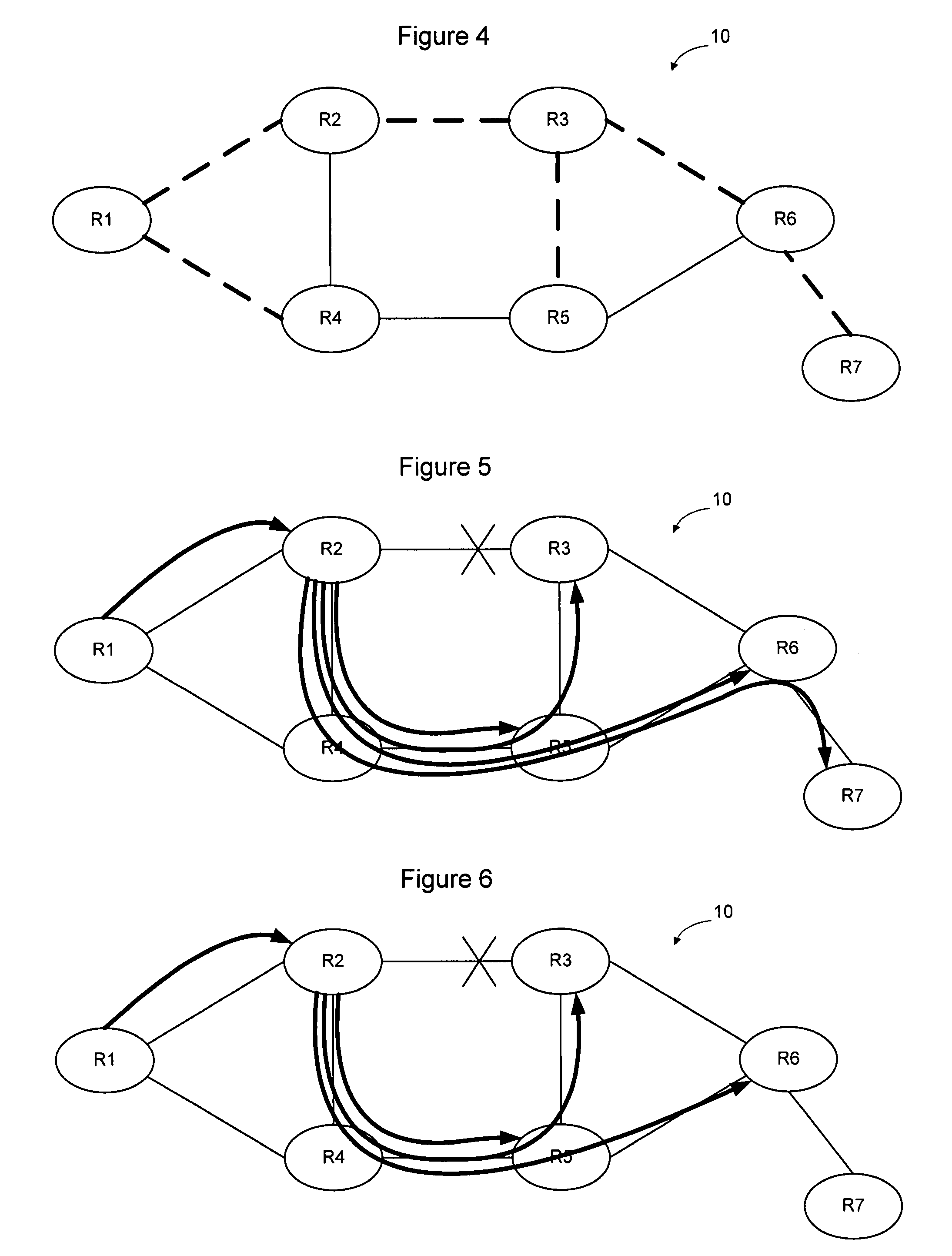 Method and apparatus for computing alternate multicast/broadcast paths in a routed network