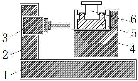 Fixing device of perforating machine for drilling valve