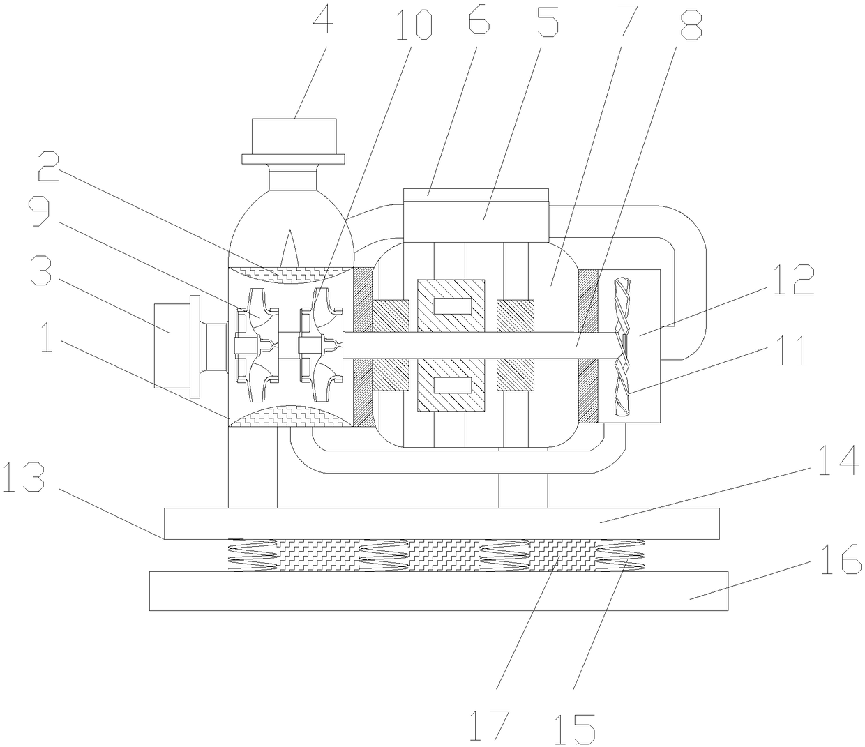 Automobile electronic water pump