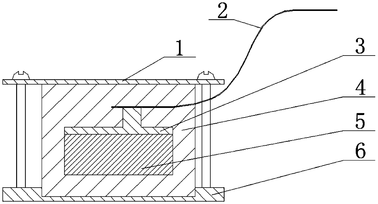 IMU shock absorption and heat insulation device based on silica gel and preparation method