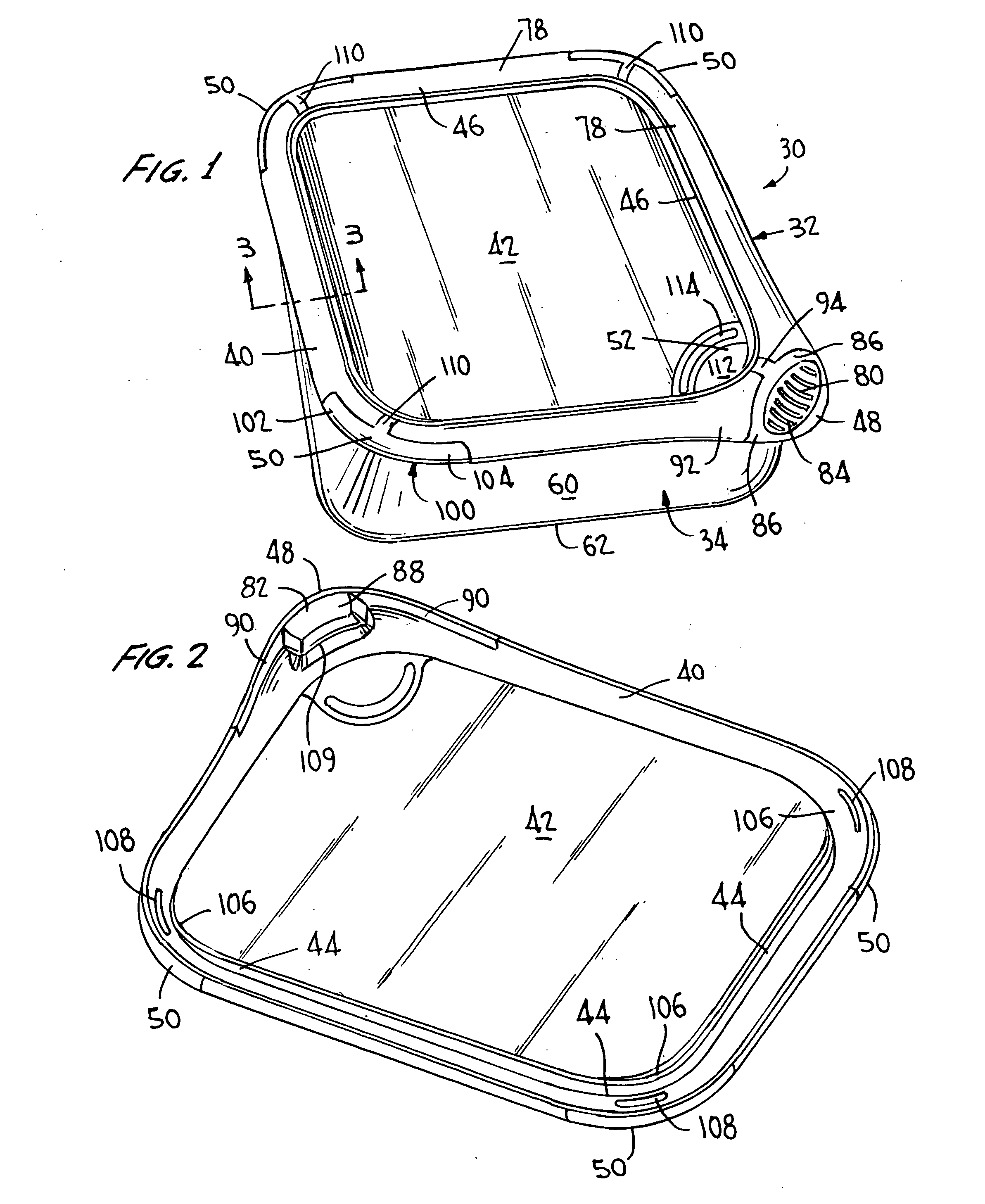 Storage container lids