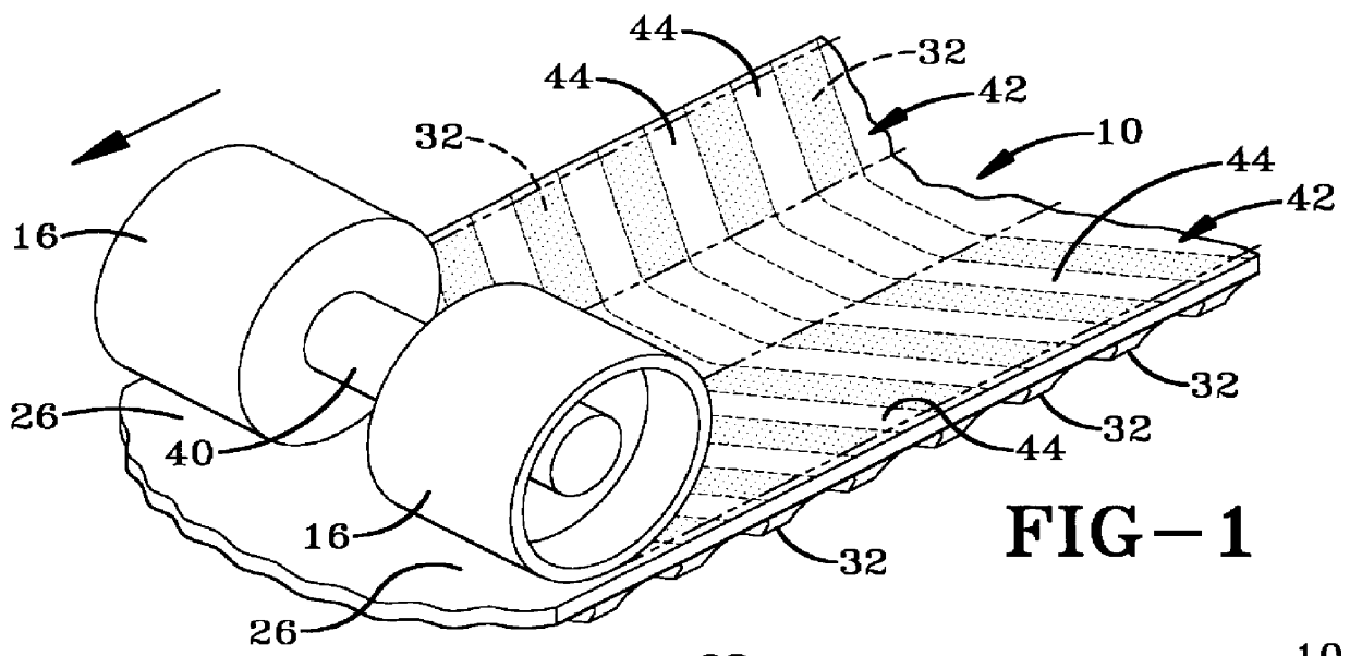 Non vibration tread angle for rubber track