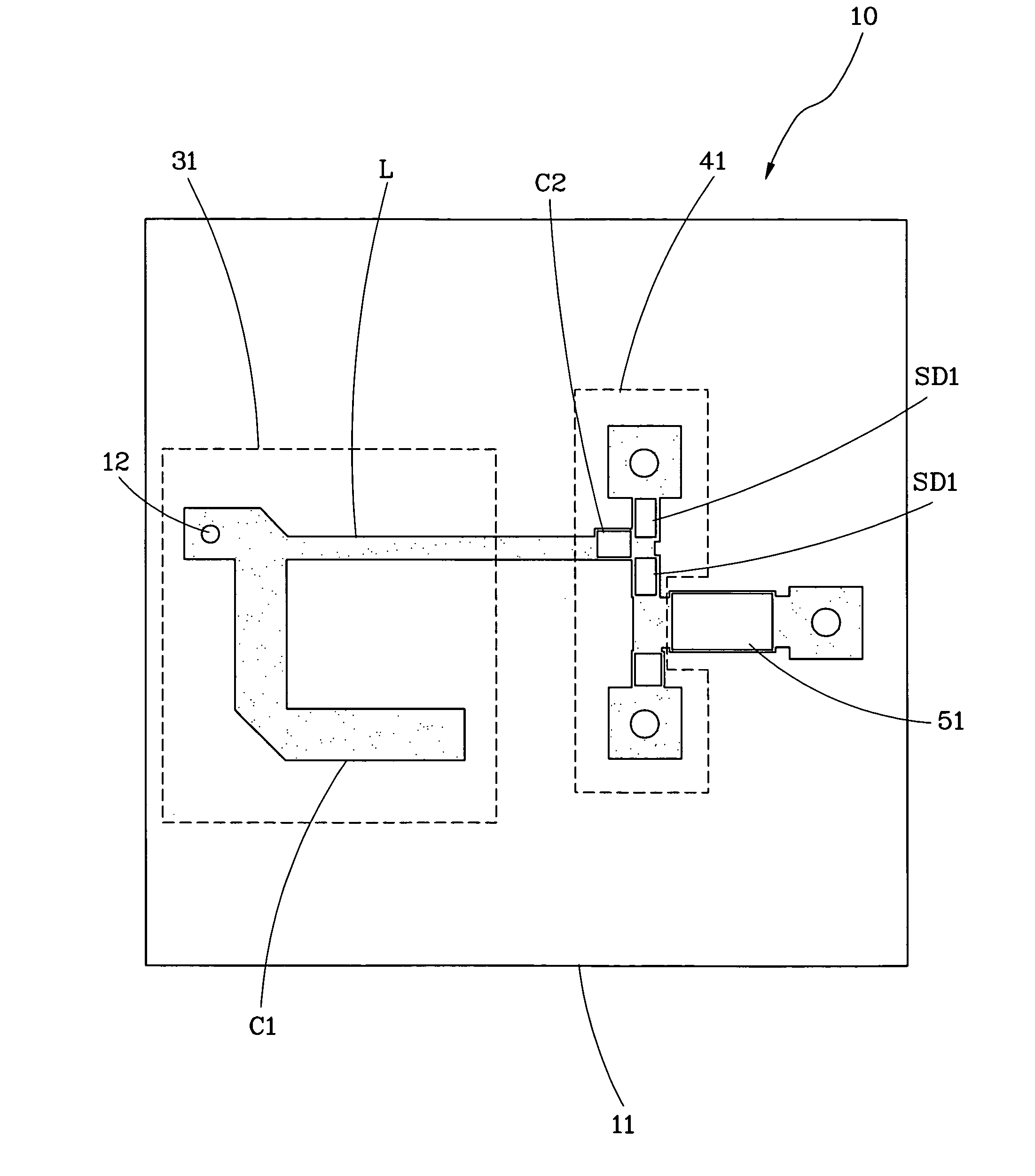 Battery-free electromagnetic leakage detector