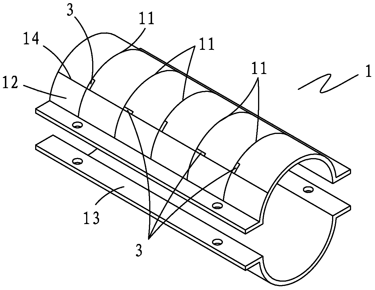 Sensing device and monitoring method of active and passive waveguide monitoring bridge cable damage